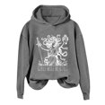 thumbnail image 2 of Girls Will Be Girls Halloween Hoodies for Women 2025 Vintage Witch Graphic Hoodie Sweatshirt Pullover Tops, 2 of 5