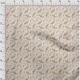 thumbnail image 4 of oneOone Rayon Brown Fabric Leaves Sewing Material Print Fabric By The Yard 56 Inch Wide, 4 of 4
