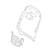 Genuine OE Ford Seat Frame - L1MZ-99613A10-Q