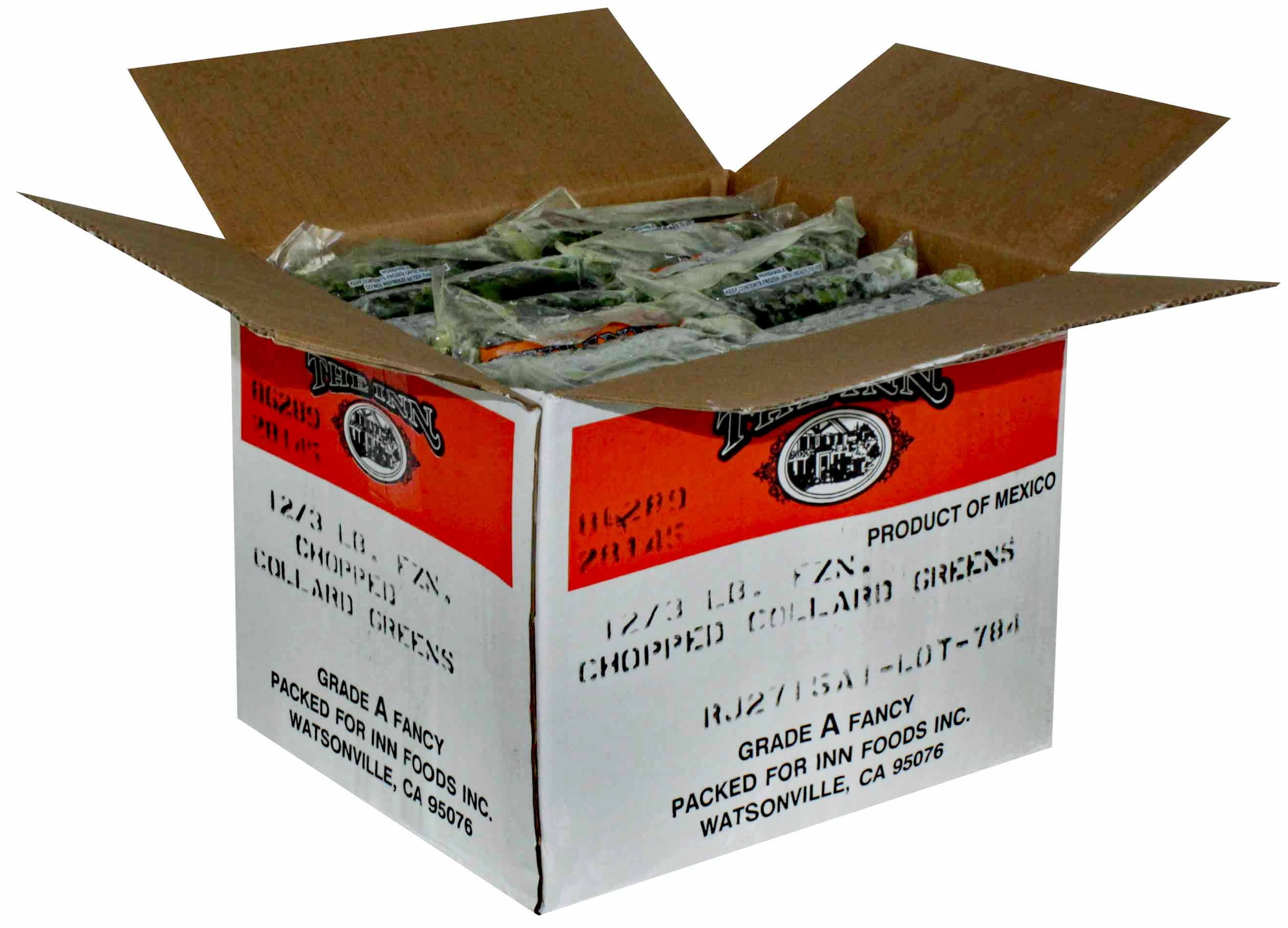 Savor Brands Chopped Collard Greens, 3 Pound -- 12 per case