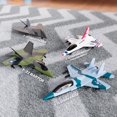 thumbnail image 2 of Aviones fundidos a presión Toy Jet Squadron, paquete de 4 unidades de la Fuerza Aérea de los EE. UU., 2 of 9