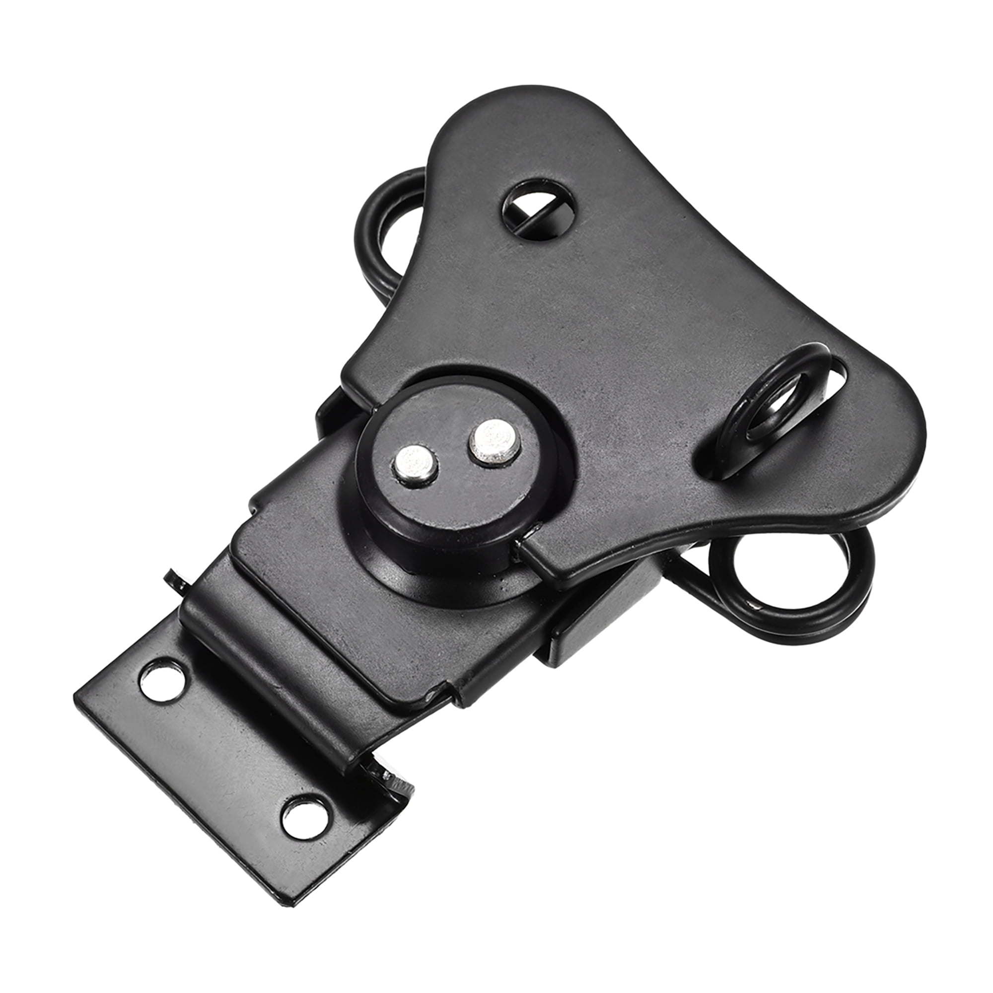 Butterfly Latch Stainless Steel Padlockable Twist Latch Keeper Toggle Clamp Catch Case Box Chest Lock Hasps Black - View #6