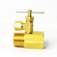 thumbnail image 2 of Baweave Plumbing 4408878 3/4 Inch MIP x 3/4 Inch FIP Ice Maker Adapter with 1/4 Inch Angle Needle Valve, 2 of 4