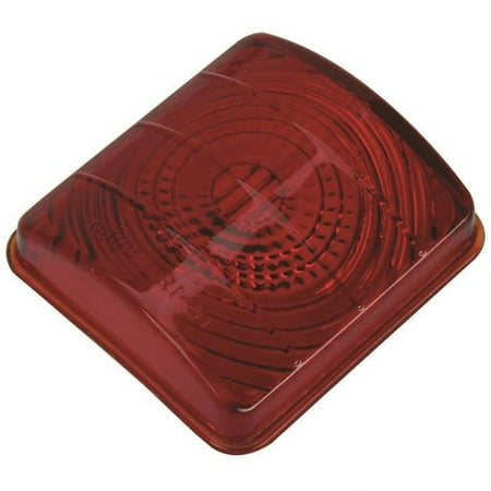 Image of 1951-1952 Chevy Tail Light Lens Red Glass