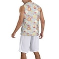 thumbnail image 2 of Naloa Butterfly Flower Basketball Jersey Reversible Men's Mesh Athletic Sports Shirts Training Practice S-4XL4X-Large, 2 of 6