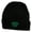 Kelly Green, variant on Diamond Embroidered Cuff Long Black Beanie - Tan OSFM