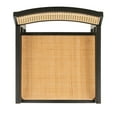 thumbnail image 3 of SAFAVIEH Lula Cane Nautical Solid Accent Chair, Black/Natural, 3 of 7
