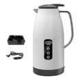 thumbnail image 2 of WeiLaiKeQi Car Kettle Water Boiler Digital Temperature Display Electric Travel Kettle 1.5 L White, 2 of 9