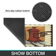 thumbnail image 7 of Coffee Vintage Stamp Pattern Kitchen Mats for Floor Set Of 2,Kitchen Rugs Mats with Dirty Resistance,washable,Non-Slip,kitchen Mats 17.7x24+17.7x48inch, 7 of 7