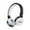 White, variant on Back to School Gifts under $5 Wireless Bluetooth Headphones Over Ear With Light And Mic 8 Hours Of Use Foldable Headset on Clearance