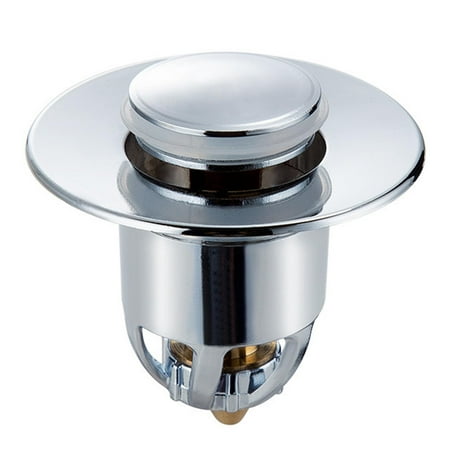 

Universal Bathroom Sink Plugs Stopper Wash Basin Core Bounce Up Drain Filter I5J1