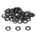 thumbnail image 1 of Unique Bargains 60 Pack Internal Tooth Star Lock Washers M5 Quick Speed Locking Washers, 65Mn Steel Starlock Push Nuts, 1 of 4