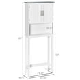 thumbnail image 3 of kleankin Over The Toilet Storage Cabinet with Adjustable Shelf, 3 of 8