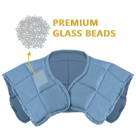 Weighted shoulder wrap-Blue-21.6”*21.6”