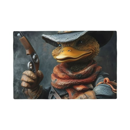 

Placemats Set of 4 / 6 Western Cowboy Duck Placemats for Dining Table Indoor/Outdoors Heat Resistant Washable Placemats 18 x 12