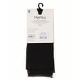 thumbnail image 4 of MeMoi 3 Pair Women's Sheer Dot and Opaque Solid Trouser Socks - Womens - Female, One Size, Black-Black-Black, 4 of 4