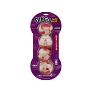 Dingo Goof Balls Chicken and Rawhide Chew for Dogs, 4-Count