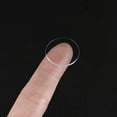 thumbnail image 4 of Uxcell 8 Pack 16.5mm Dia. Watch Glass Crystal Lens, Single Dome Round 1.3mm Edge Thickness Clear, 4 of 5