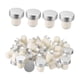 thumbnail image 4 of 36 tapones de vino de 19,5 mm reutilizables para mantener el champán fresco. Plata, 4 of 9