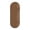 Coffee, variant on Solid Color Silica Mud Elliptical Yoga Mat, Non Slip Quiet Shock Absorbing Fitness Floor Mat, Thick Exercise Mat for Yoga Pilates Workout Home Gym Training