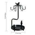 thumbnail image 5 of Shoreew Cup Holder with 6 Hooks Cup And Saucer Display Stand Cup Storage Rack with Spacious Base for Coffee Cups Tea Cups Creative Decor And Organizer for Kitchen Office Restaurant, 5 of 7