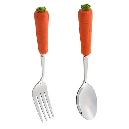 

Frcolor Toddler Baby Spoons Set Feeding Forks Carrot Spoon Fork Spoon Kids Tableware Cartoon Cutlery Spoonsutensil Fork