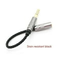 thumbnail image 2 of HIFI 4.4MM Balanced Headphone Adapter Audio Cable 4.4 XLR 4 Pin Male to Female Angle, 2 of 5