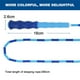 thumbnail image 5 of Cuerda de saltar Amble con segmento de cuentas suaves, ajustable para hombres, mujeres y niños, sin enredos para mantenerse en forma, entrenar, hacer ejercicio, etc., 9 pies Zhivalor Ligas y bandas, 5 of 9