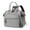 Grey, variant on Lipstore Baby Diaper Bag Mommy Tote for Boys Girls Multifunctional Travel Diaper Tote Pink