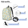 thumbnail image 3 of Rocae Daisies Flowers for Durable Canvas Backpack Leisure Large Bag Travel Rucksack Multi-function Backpack, 3 of 8