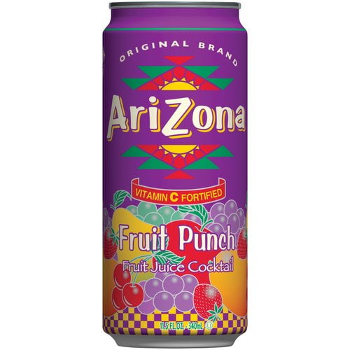 AriZona Fruit Punch Juice Cocktail, 11.5 Fl. Oz.