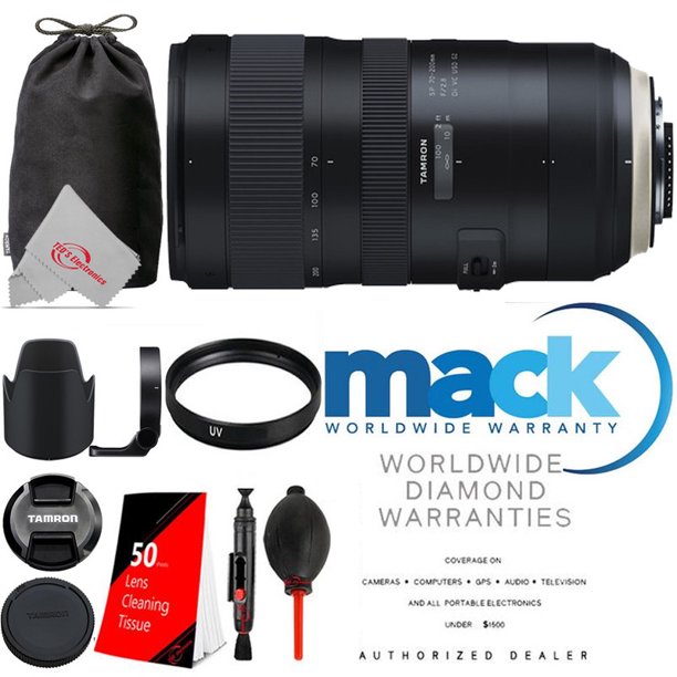 Tamron Sp 70 0mm F 2 8 Di Vc Usd G2 F Mount Fx Format Lens For Nikon F Mount Cameras Mack Warranty Walmart Com Walmart Com