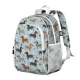 thumbnail image 2 of Cute Dachshund and Dog Footprint Backpack for School,Cute School Bag,Schoolbag with Adjustable Shoulder Straps & Padded Back,15"x11.42"x5.5", 2 of 6