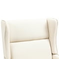 thumbnail image 2 of DREAMSIDEA High Back Accent Chairs Set of 2 for Living Room Wingback Recliner Armchair Modern Single Sofa for Home Office&Bedroom, White, 2 of 7