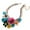 Blue, variant on Cute Necklace for Women Jewelry for Women Women Floral Chain Statement Bib Big Necklace Collar Fashion Jewelry