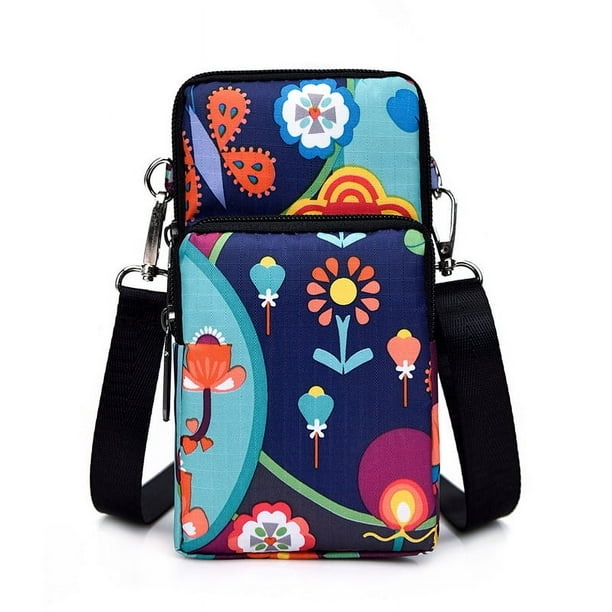 Bolso para teléfono móvil Bolso pequeño para mujer Bolso bandolera Monedero de muñeca Bolso pequeño informal con suerte para bailar