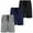 Black/Light Gray/Navy Blue, variant on BIG ELEPHANT Boy's Athletic Shorts with Zipper Pockets and Drawsting, Youth Boys Casual Shorts, 3-Pack, Sizes: 7-17Y