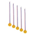 thumbnail image 1 of 5 Piezas De Medallas De Premio De Plástico Para Niños, Medallas De Fútbol De 1,4 Pulgadas De Diámetro, Doradas, 1 of 8