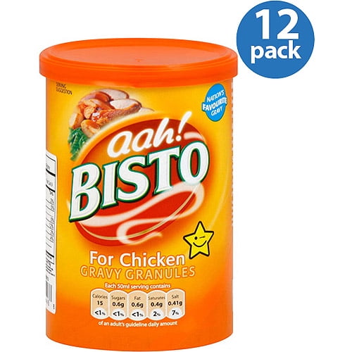 Aah! Bisto for Chicken Gravy Granules, 6 oz, (Pack of 12)