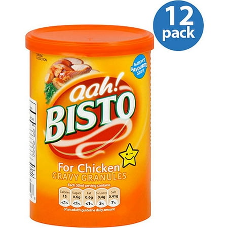 Aah! Bisto for Chicken Gravy Granules, 6 oz, (Pack of