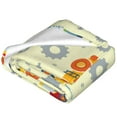 thumbnail image 2 of Salouo Heavy Equipment Print Bed Blankets,Flannel Blanket Comfortable Air Conditioning Blanket Lightweight Blanket for Sofa Bed Travel & Couch -80"x60", 2 of 8