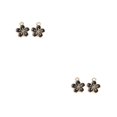 thumbnail image 3 of Guardurnaity 1 Juego de pulseras colgantes de flores, conector, accesorios artesanales, hallazgos de collar de flores de cerezo para adultos y niños, negro Type2 NO2 Guardurnaity CBP255506, 3 of 6