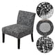 thumbnail image 5 of Fundas extraíbles para sillas sin brazos, fundas antideslizantes para sofá, dormitorio, comedor y hogar. Blanco negro, 5 of 9