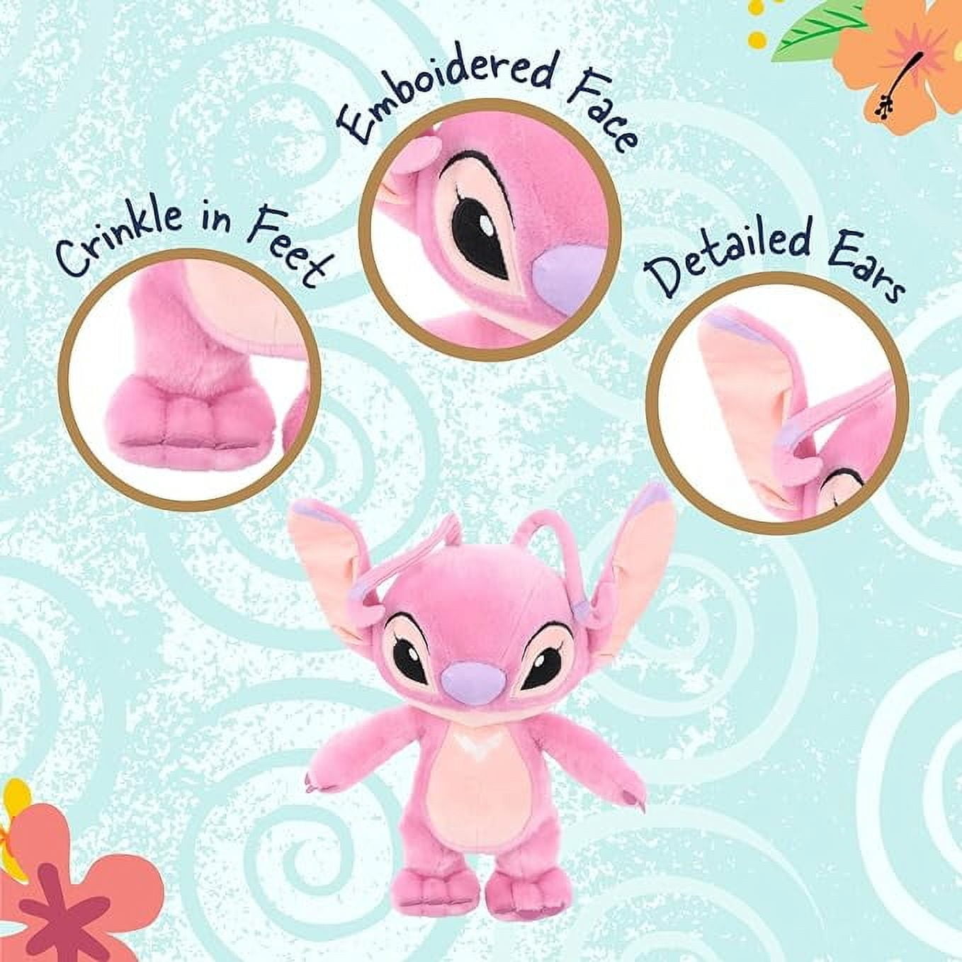 Kids Preferred Disney Angel Stitch Stuffed Animals and Plush Toys, Pink