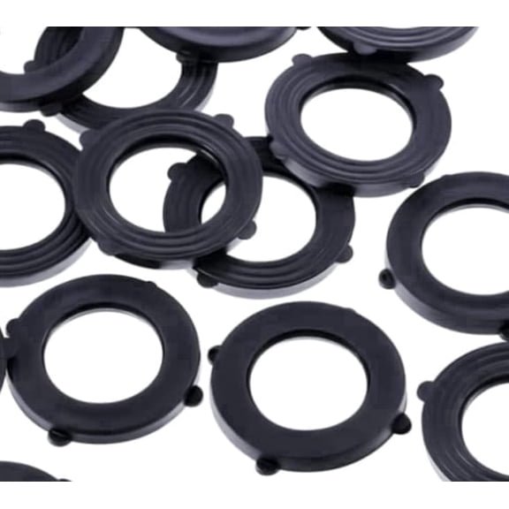 Madol Garden Hose Washer Gasket Rubber Seal Fits All Standard 3/4 Inch Garden Hose Fittings [3780] Package of 20 with Self Locking Tabs