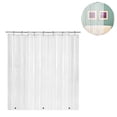 thumbnail image 2 of Clear Thick Shower Curtain Waterproof Shower Curtain Liner, 2 of 5