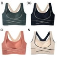 thumbnail image 6 of EFINNY Womens Sports Bra Seamless and Front Cross Straps Design Shockproof Sports Underwear, 6 of 6