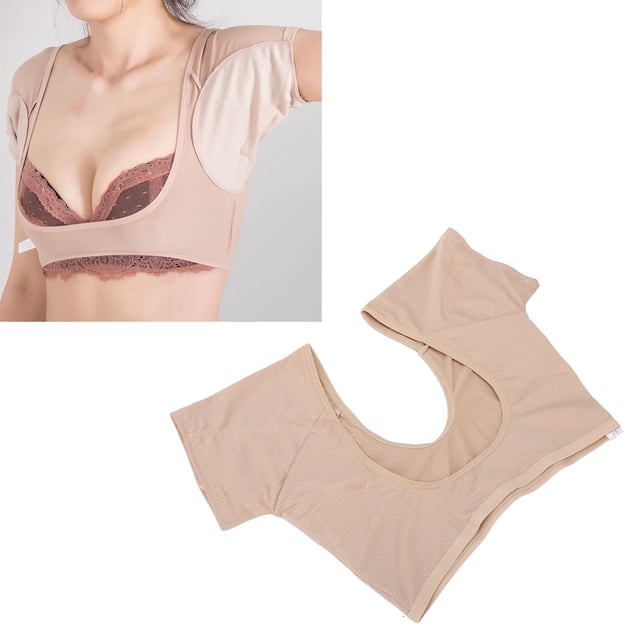 Skin Color Underarm Sweat Protector Vest, Underarm Sweat Pads, Sweat Armpit Pads For Women, Breathable Washable Sweat Armpit Pads, Underarm Sweat Vest