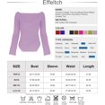 thumbnail image 2 of ORUYROP Pull pour Femmes Col Cœur Bustier Côtelé Corset Tricoté Manches Longues, 2 of 7