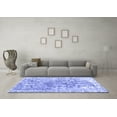 thumbnail image 3 of Ahgly Company Indoor Square Abstract Blue Contemporary Area Rugs, 8' Square, 3 of 4